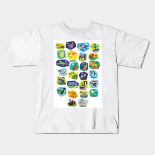 Alphabet for Children Kids T-Shirt